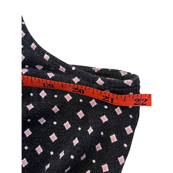 Alfani Intimates Black  Pink Diamond Pattern Sleeveless Maxi Dress XL Athleisure - Picture 9 of 14